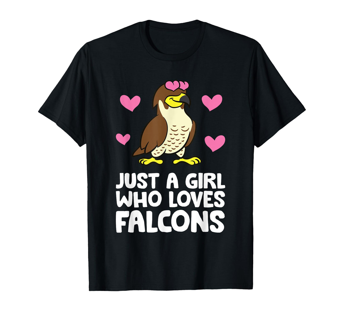 Just A Girl Who Loves Falcons T-Shirt