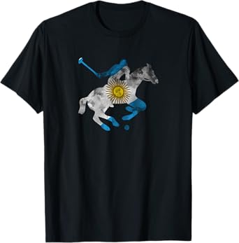 Vintage Horse Polo Riding Equestrian Argentina Shirt T-Shirt