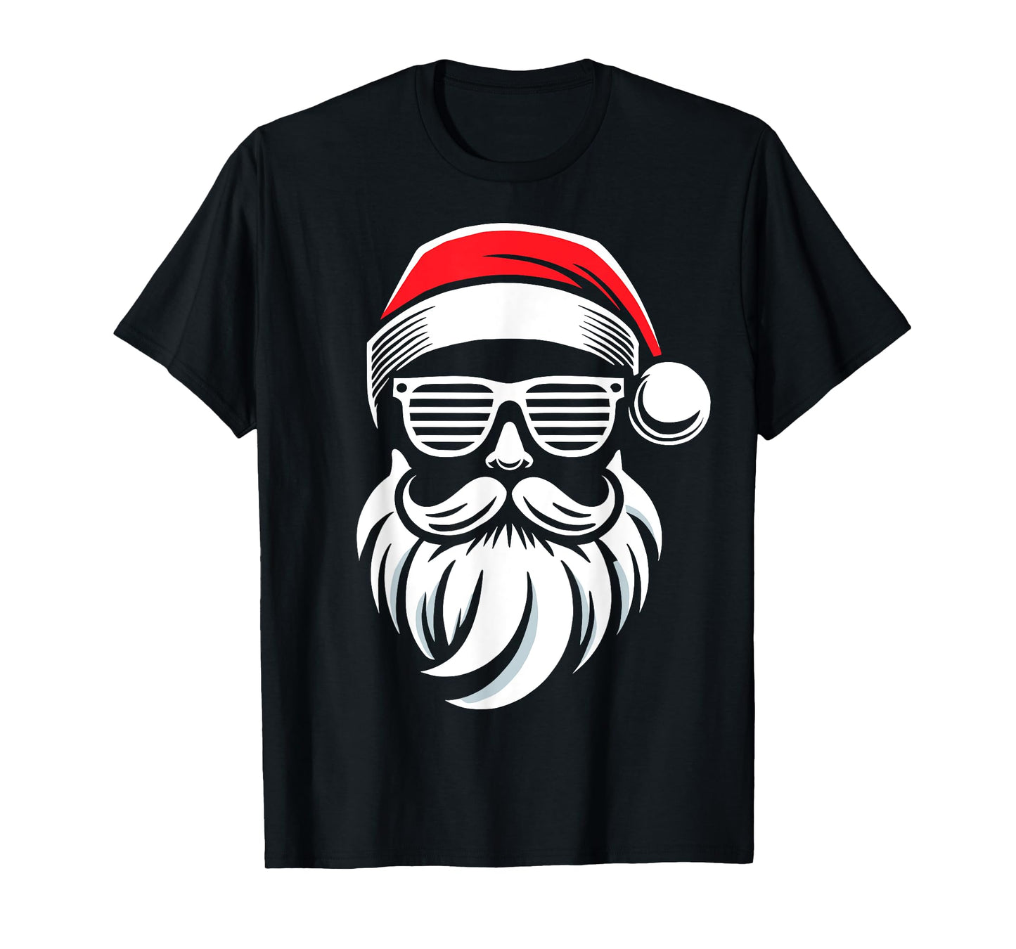 Santa claus with sunglasses and beard for christmas family T-Shirt