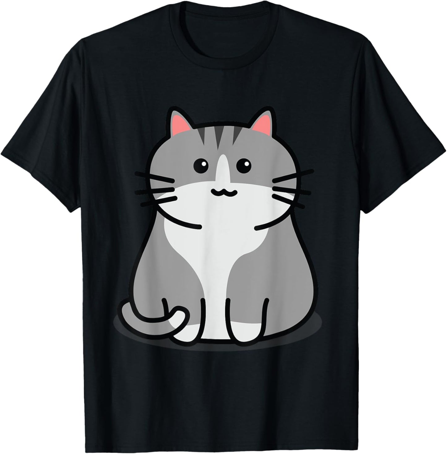 Cute Grey Tabby Cat Feline Companion Tabby Cats T-Shirt
