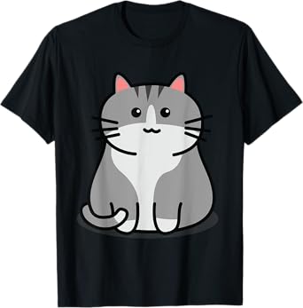 Cute Grey Tabby Cat Feline Companion Tabby Cats T-Shirt