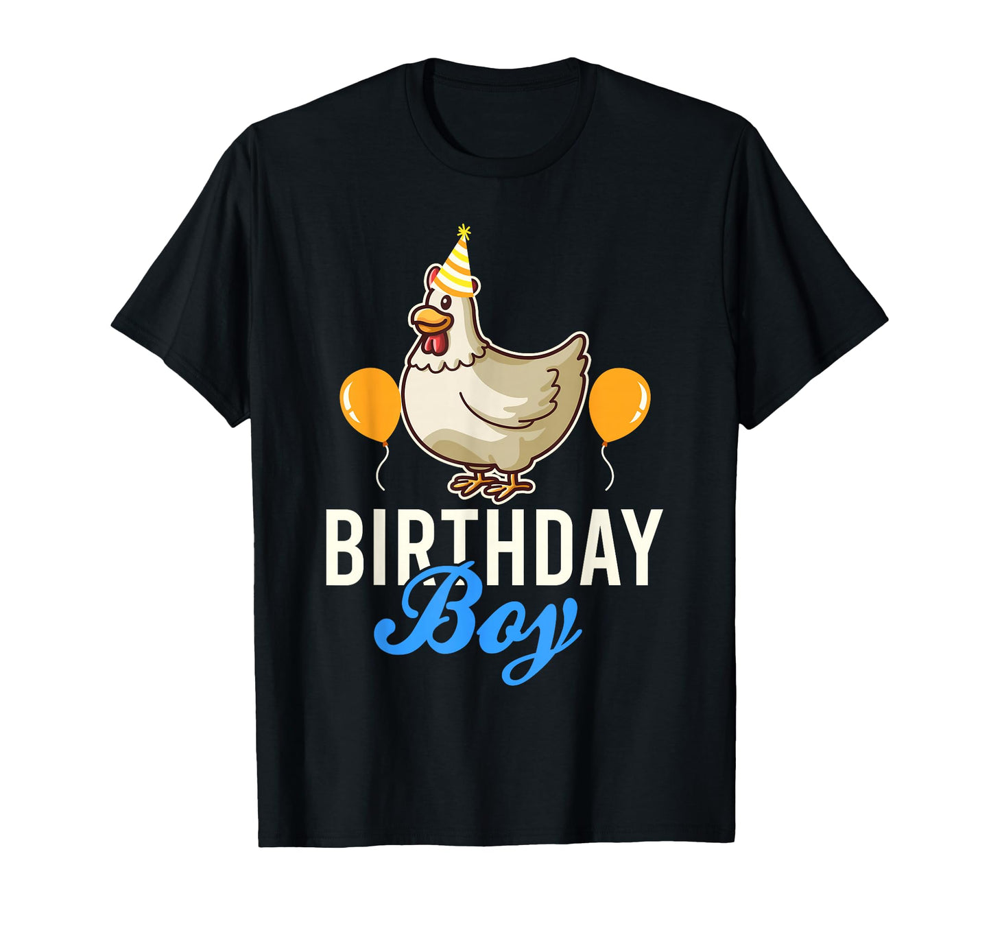 Cute Chicken Birthday Boy T-Shirt