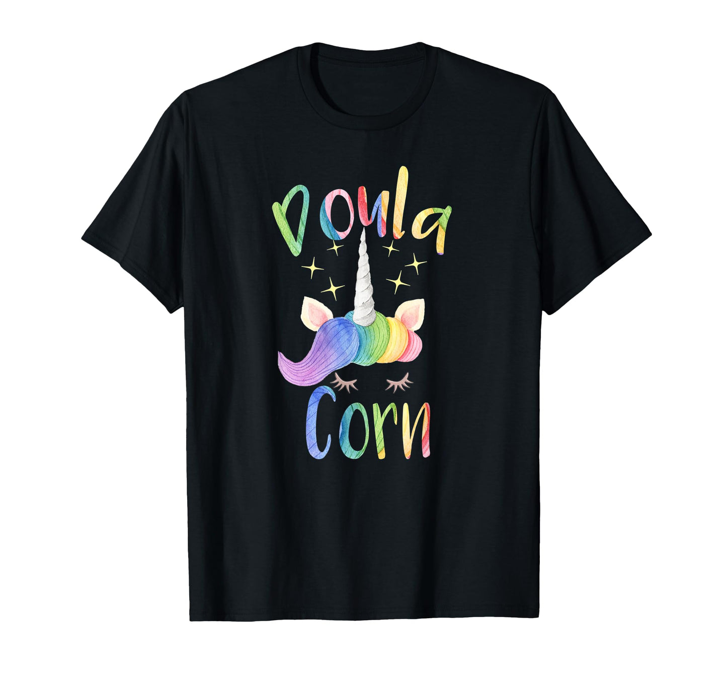 Doula Corn Unicorn Funny T-Shirt