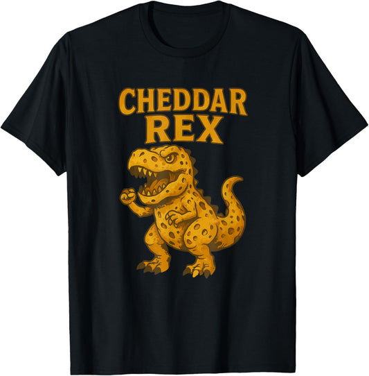 Cheddar Rex Funny T-Rex T-Shirt