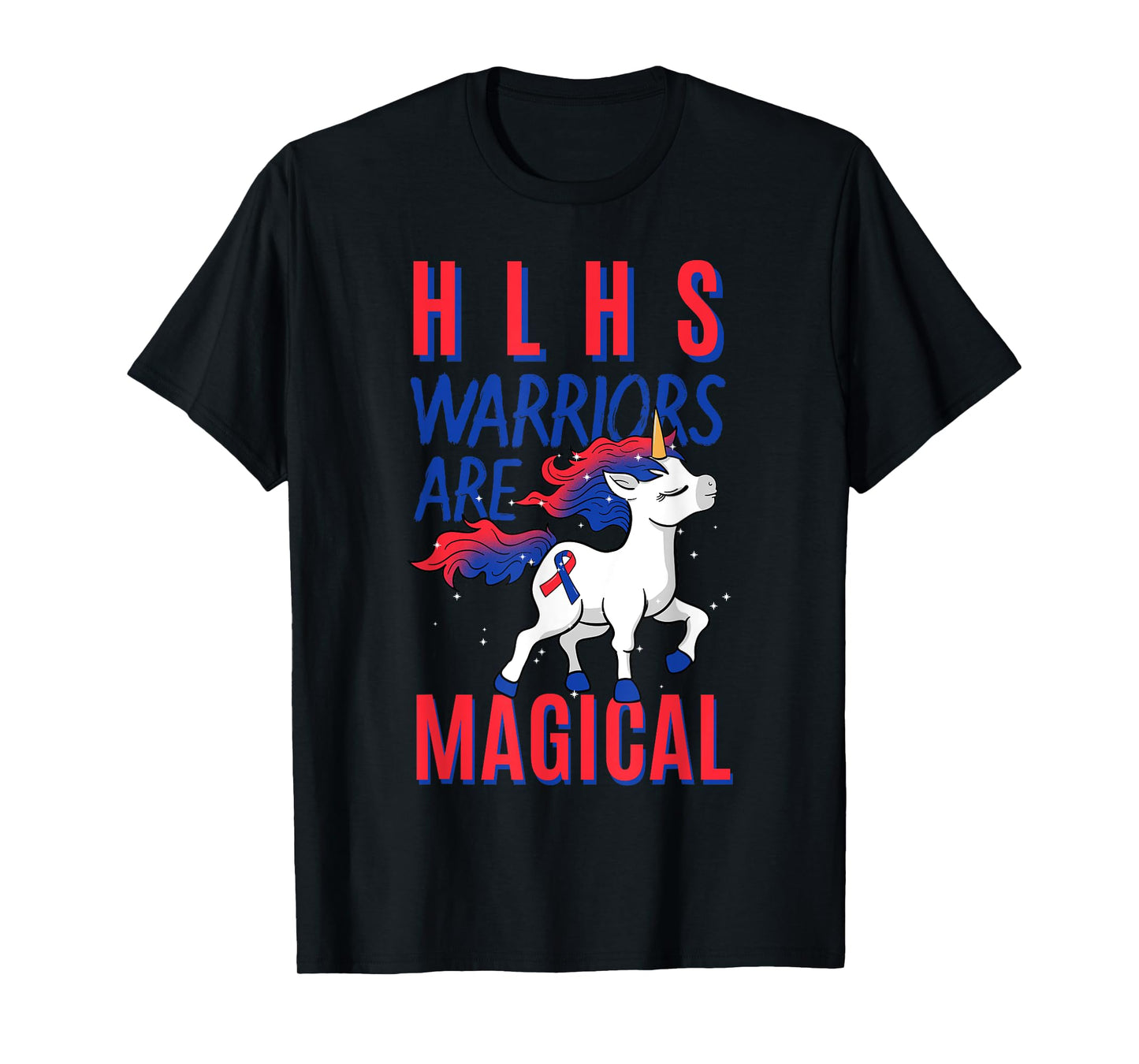 HLHS Warrior Hypoplastic Left Heart Syndrome Unicorn Lover T-Shirt