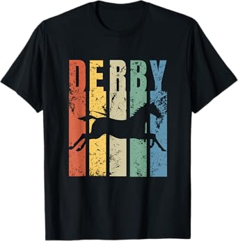 Derby Shirt Featuring Horse - Vintage Style Derby T-Shirt