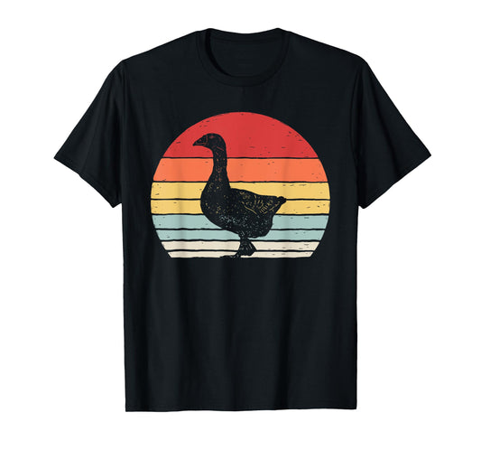 Catch Some Rays Vintage Retro Goose Black Unisex T-Shirt