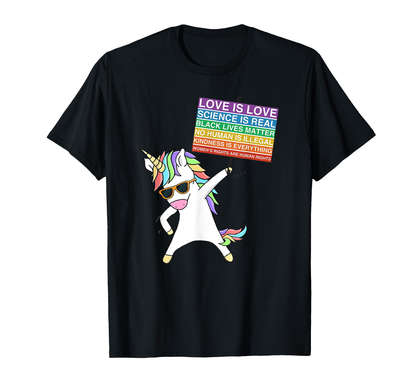 Social Justice Unicorn Protest Womens Equality Egalitarian T-Shirt