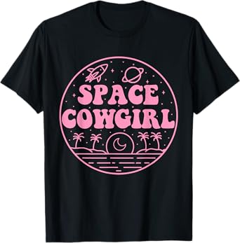 Space Cowgirls Bachelorette Party Rodeo Western Aesthetic T-Shirt