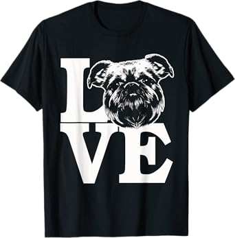 I Love My Brussels Griffon - Cool Brussels Griffon Mom T-Shirt