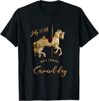 National Carousel Day - July 25th Souvenir T-Shirt T-Shirt