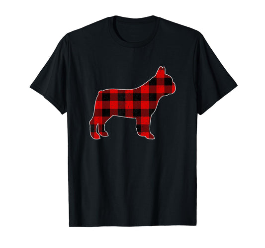 Christmas French bulldog Pajama Pj, Christmas Dog Buffalo T-Shirt for Men Women Kids