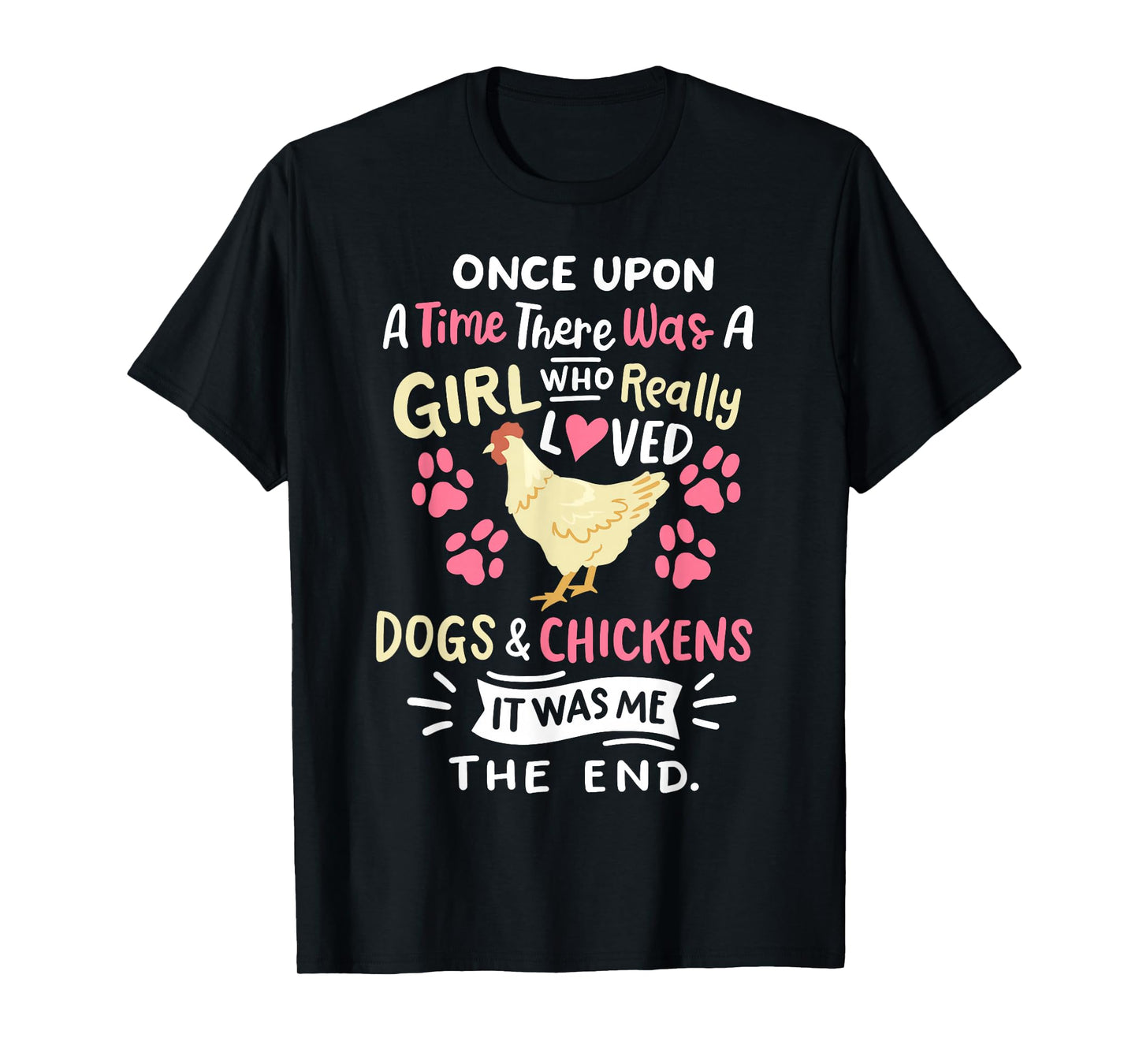 Funny Chicken Dog Lover for Women Girls Farmer T-Shirt