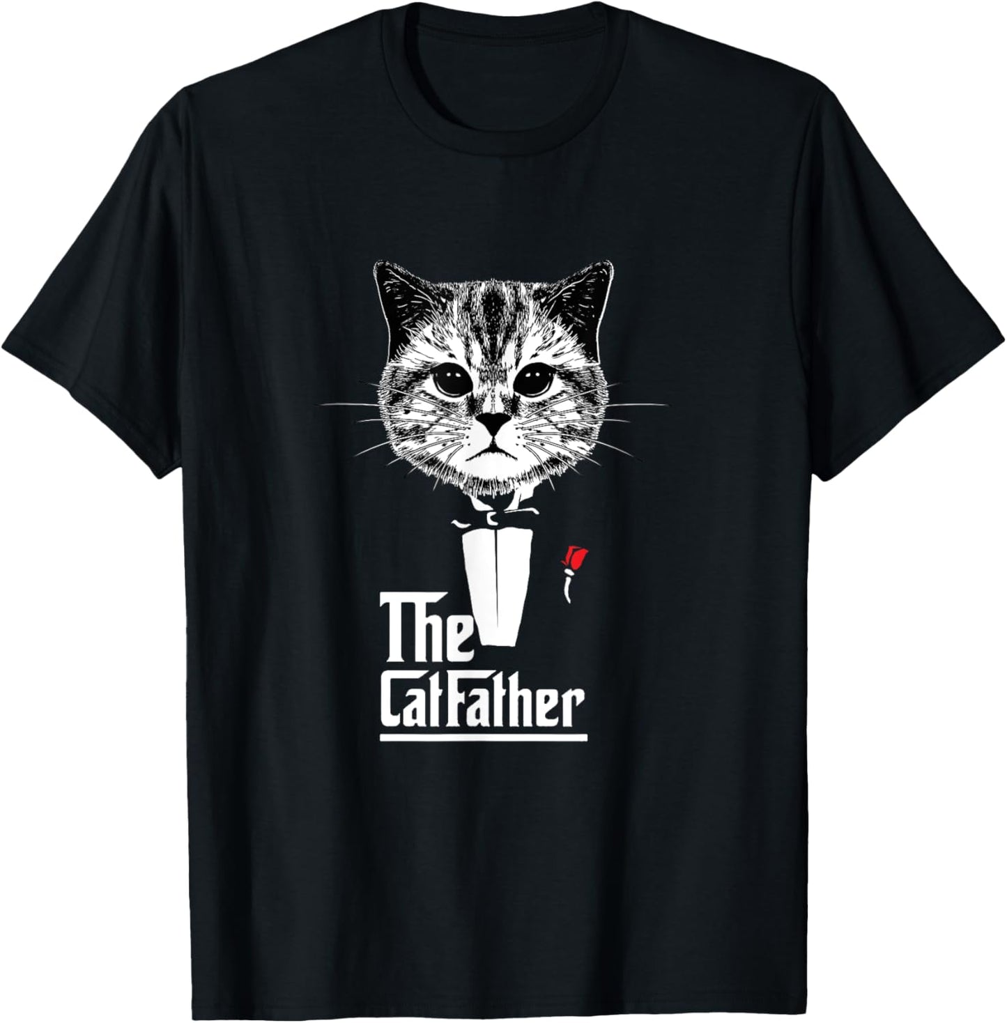 Funny Godfather Cat Design Gift T-Shirt