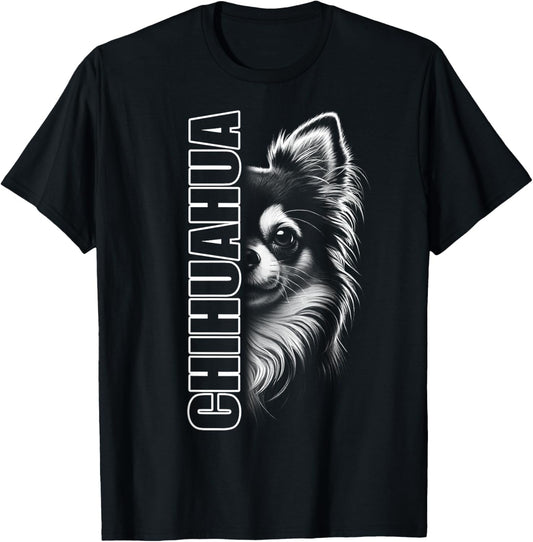 Fashionable Chihuahua Design with Stylish Text T-Shirt