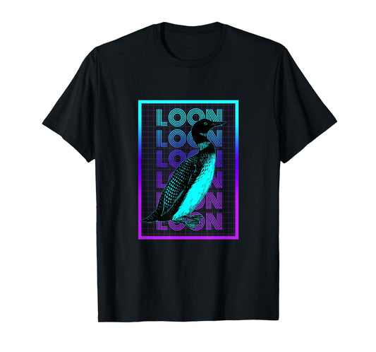 Loon Bird Lover Vintage Retro Loon T-Shirt