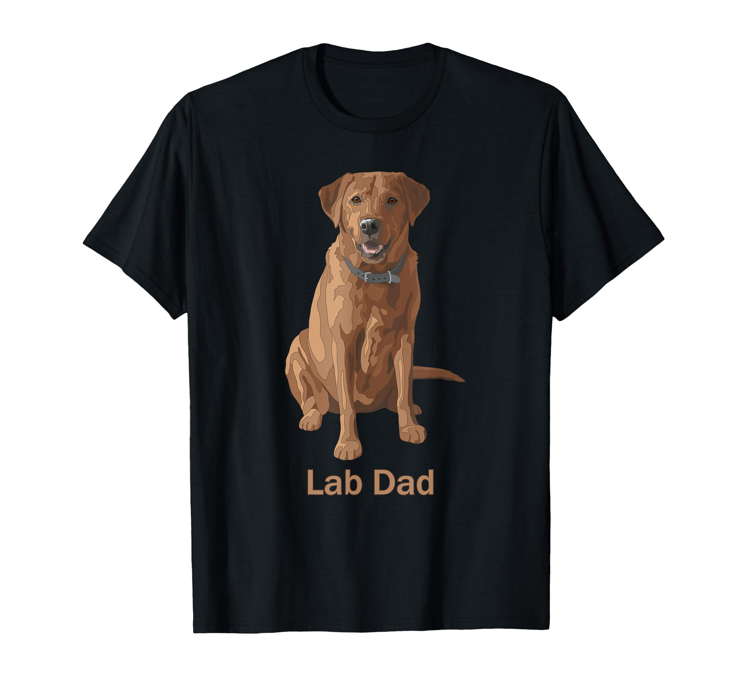 Lab Dad Fox Red Labrador Retriever Dog Lovers Gift T-Shirt