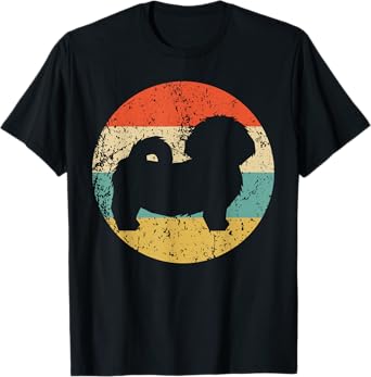 Shih Tzu Shirt - Vintage Retro Shih Tzu Dog T-Shirt T-Shirt