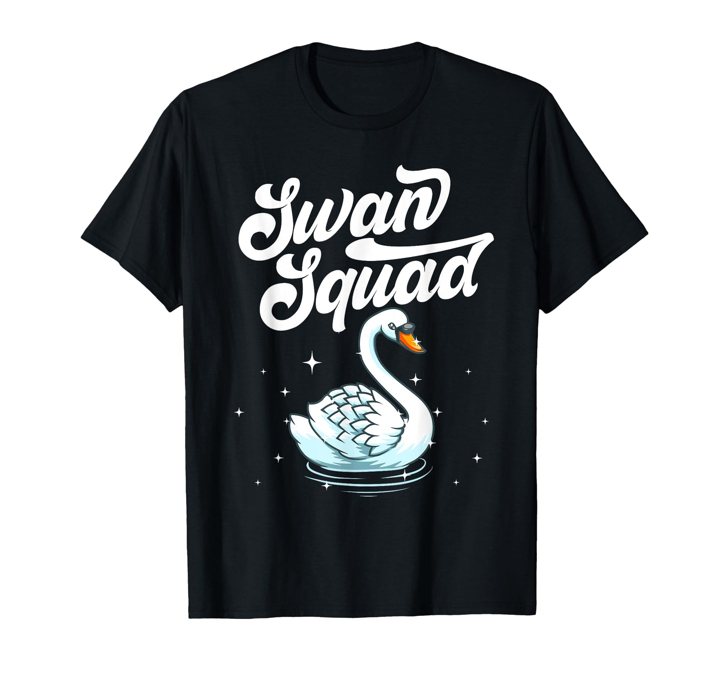 Cool Swan For Men Women Bird Watcher Animal Waterfowl Lake T-Shirt
