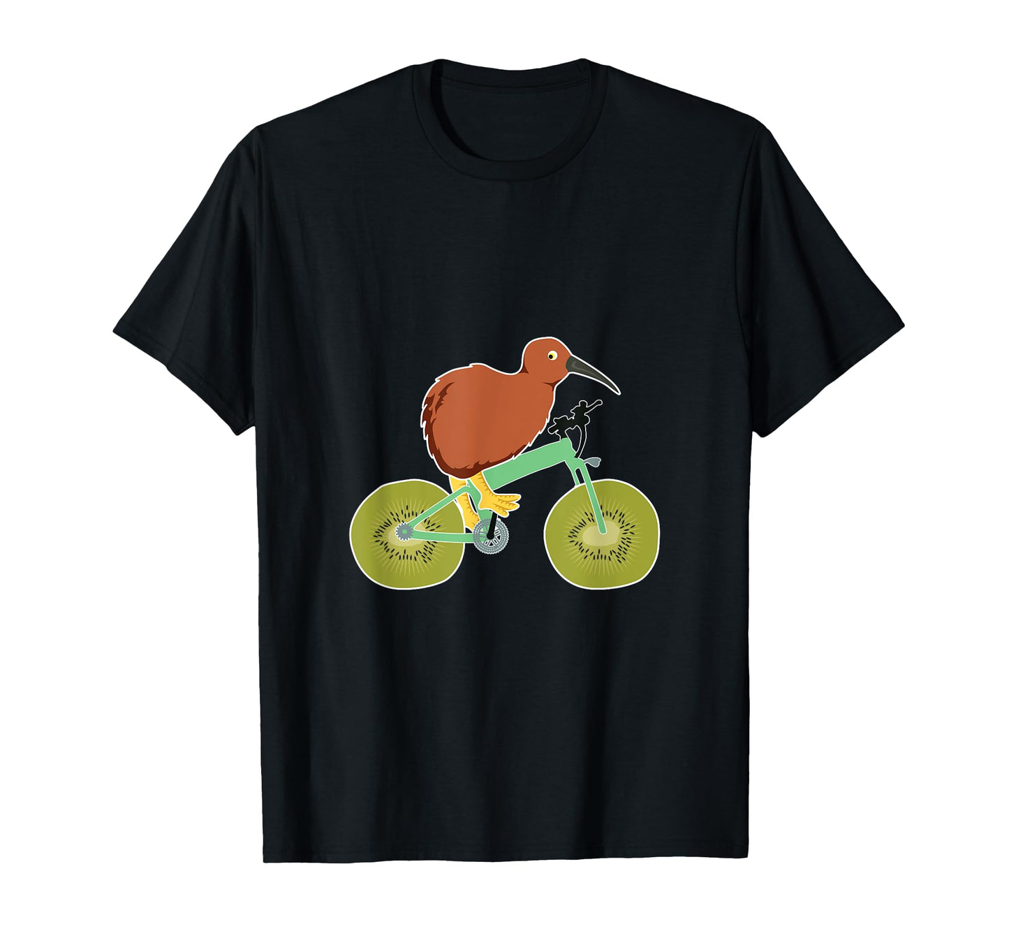 Funny Kiwi Grafik New Zealand Fruit and Bird T-Shirt