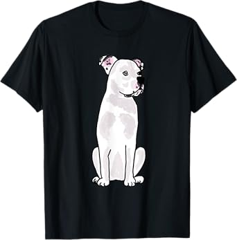 Smiletodaytees Cool White American Bulldog T-shirt