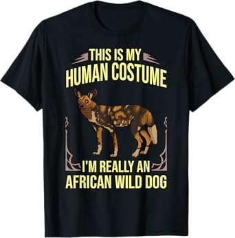African Wild Dog Gift African Painted Dog Pup T-Shirt