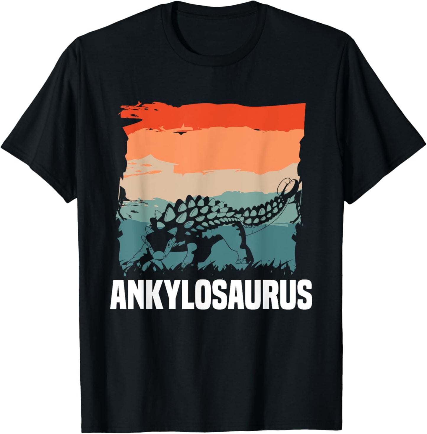 Retro Vintage Ankylosaurus Lover T-Shirt