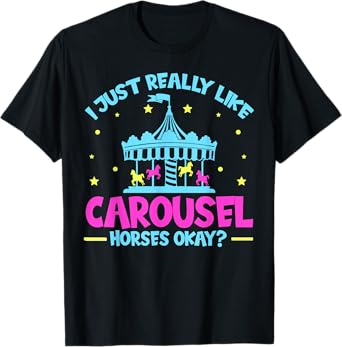 Carnival Carousel Horse Design for a Carousel Horse Toddler T-Shirt