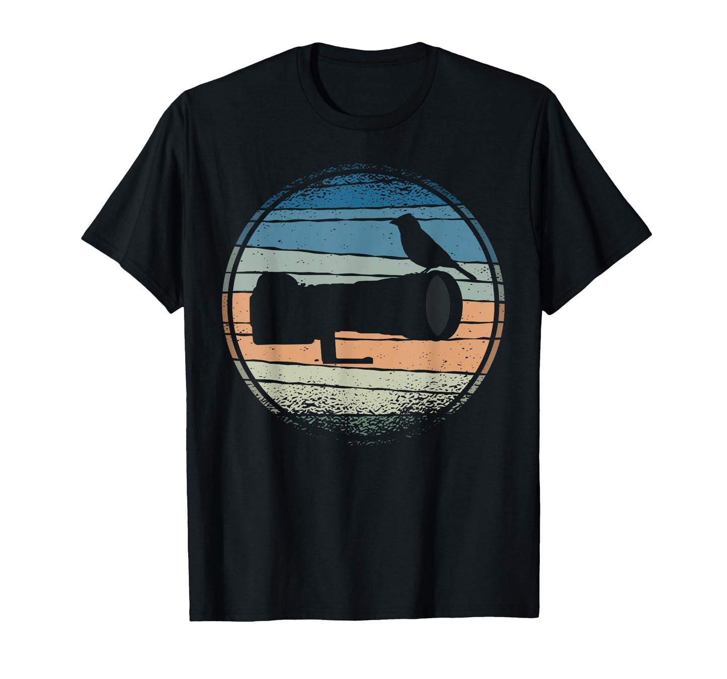 Nature Photography | Long Lens | Bird on Camera Vintage T-Shirt