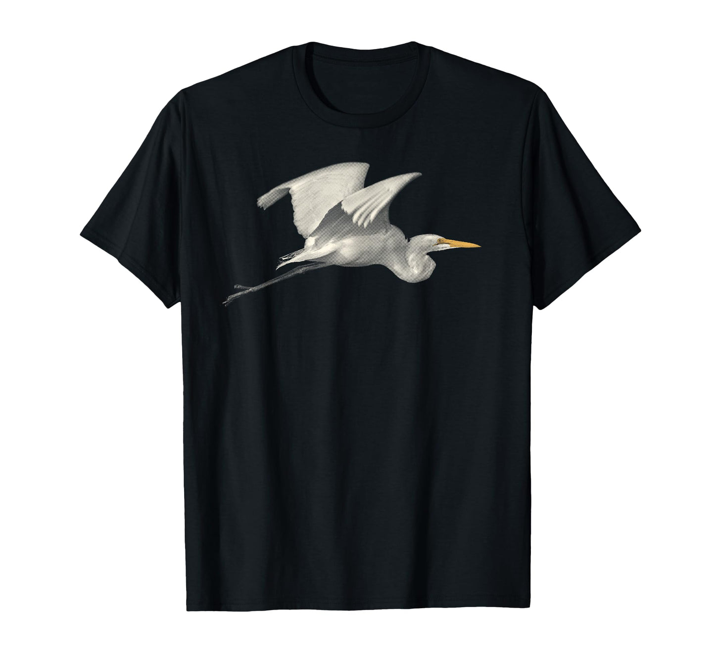 Great Egret in Flight for Bird Lovers T-Shirt