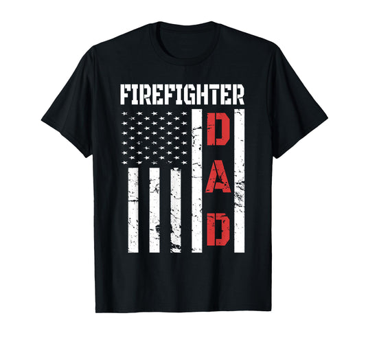 Firefighter flag shirt Fathers Day 2018 Dad Gifts T-Shirt