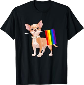 Chihuahua LGBTQ 2018 Rainbow Gay Lesbian Pride Tshirt