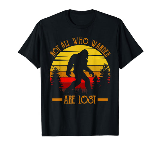 Yeti Bigfoot apparel vintage design social distance champion T-Shirt