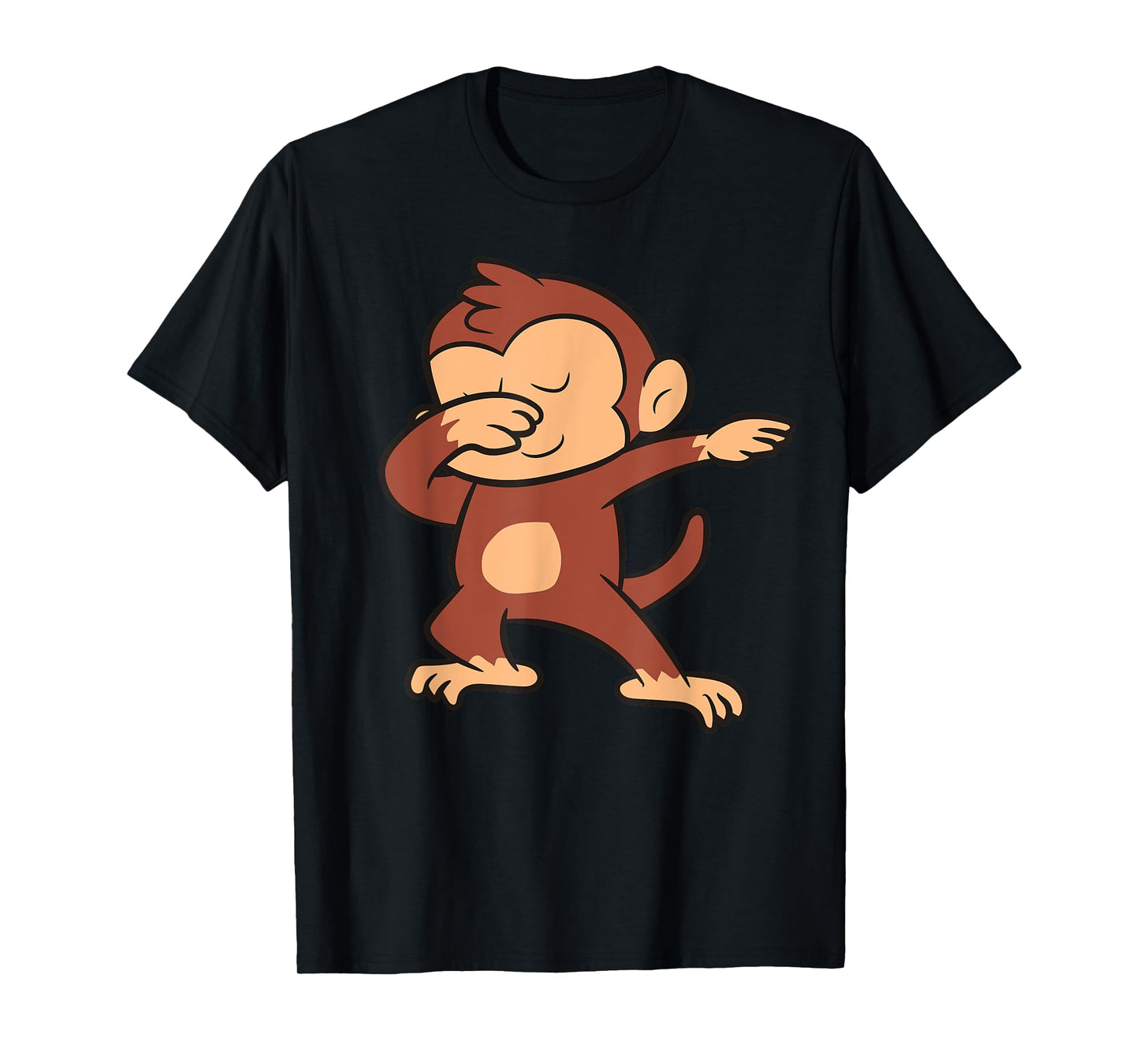 Dabbing Monkey Dancing Cute Ape Monkey T-Shirt