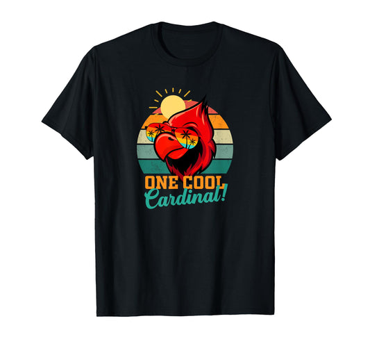 Cardinal Red Cardinal Bird Vintage Birdwatcher Birdwatching T-Shirt