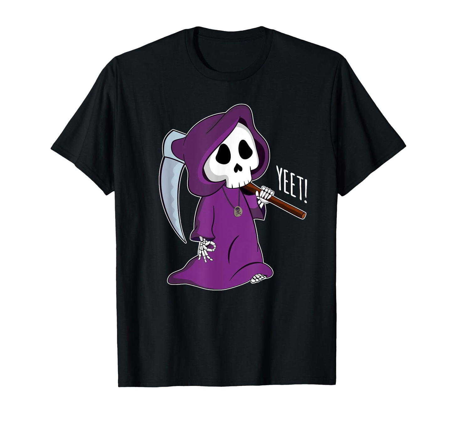 Circle Game Funny Grim Reaper Halloween Yeet T-Shirt
