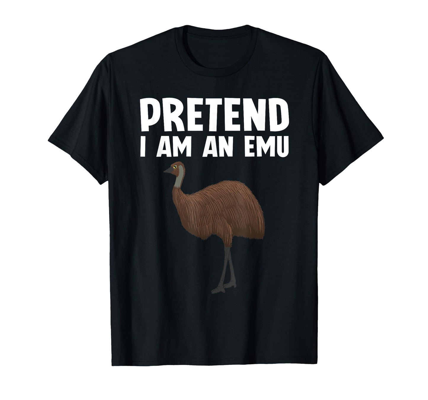 Emu Art For Men Women Bird Halloween Costume Emu Lover T-Shirt