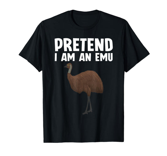 Emu Art For Men Women Bird Halloween Costume Emu Lover T-Shirt