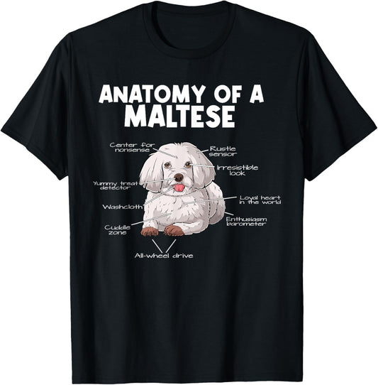 Anatomy Of A Maltese T-Shirt