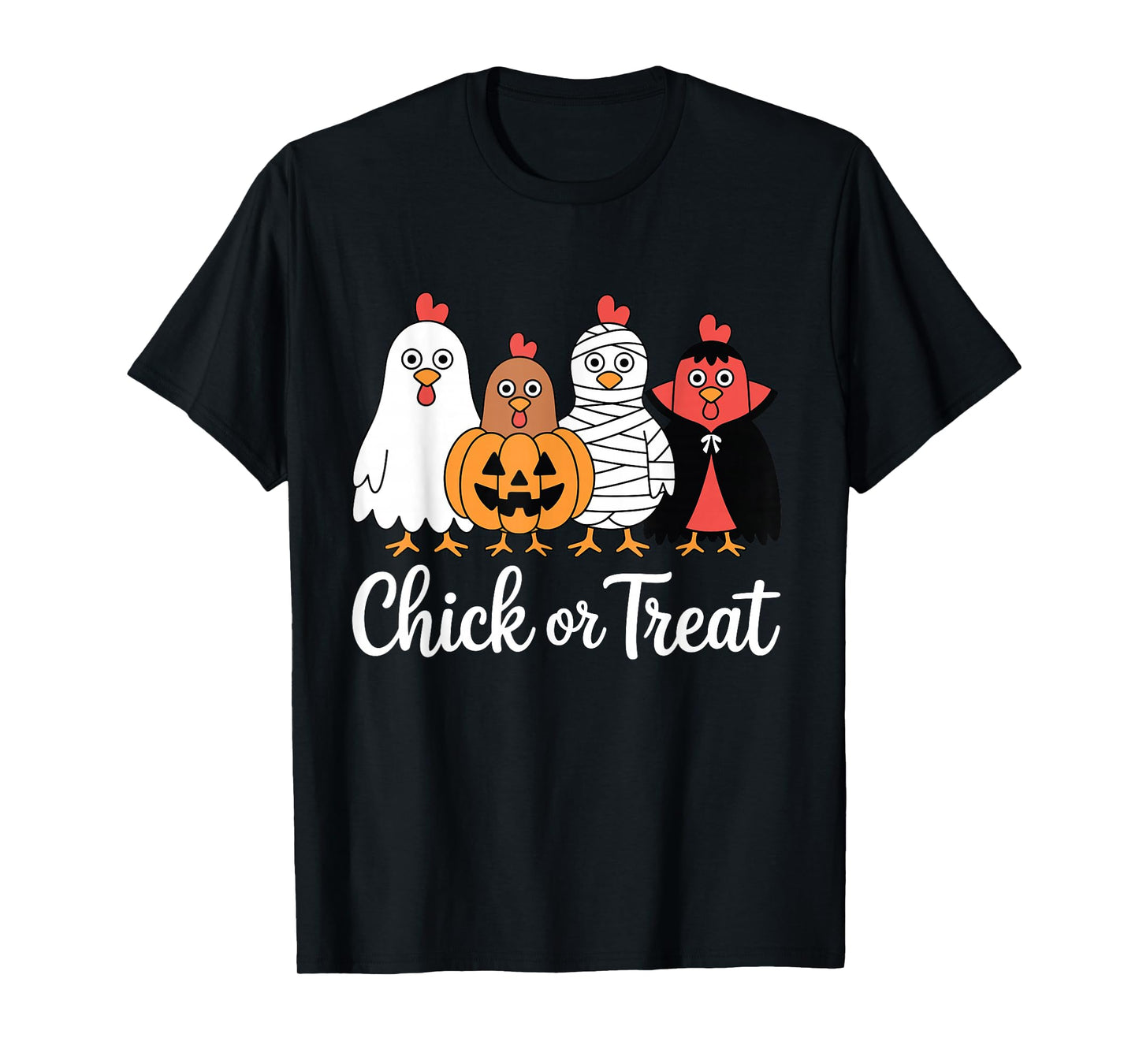 Funny Chick or Treat Chicken Halloween T-Shirt