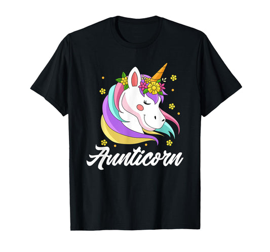 Unicorn rainbow - Aunticorn Aunt T-Shirt