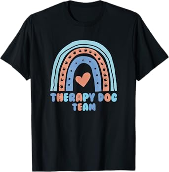 Therapy Dog Team For Animal Assisted Pet Therapy T-Shirt