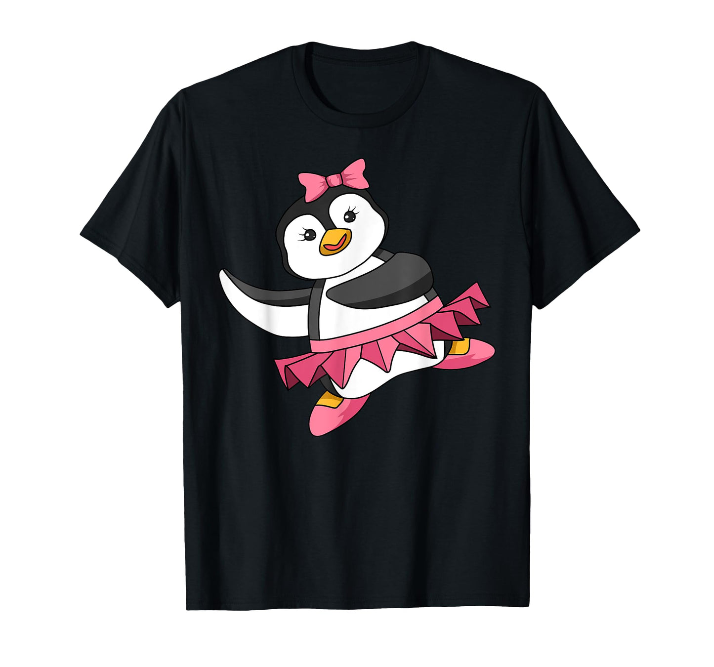 Penguin Ballerina Dance Ballet Dancer Flightless Bird Lover T-Shirt