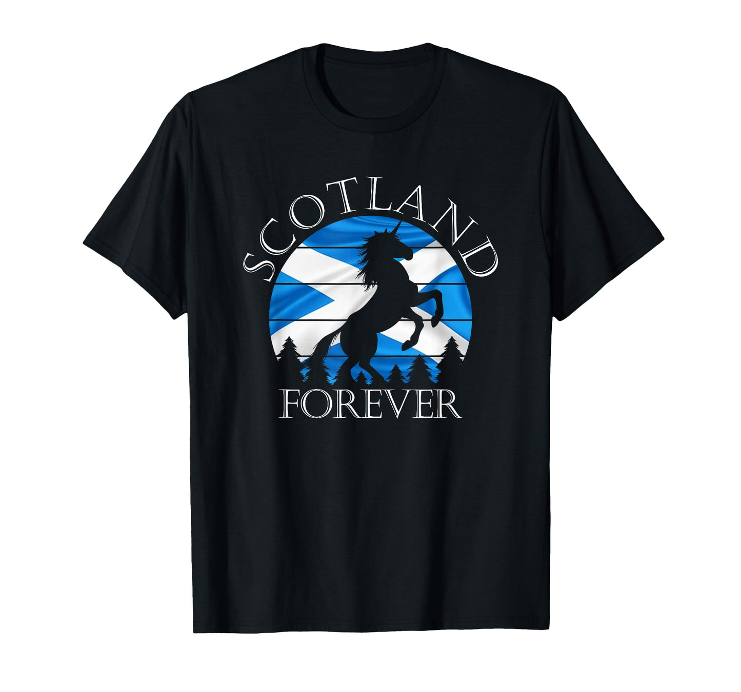 Scottish Pride Scotland Unicorn Scotland Flag Saltire T-Shirt