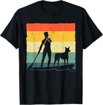 Paddleboard Art For Men Women Stand Up Sup Paddle Boarding T-Shirt