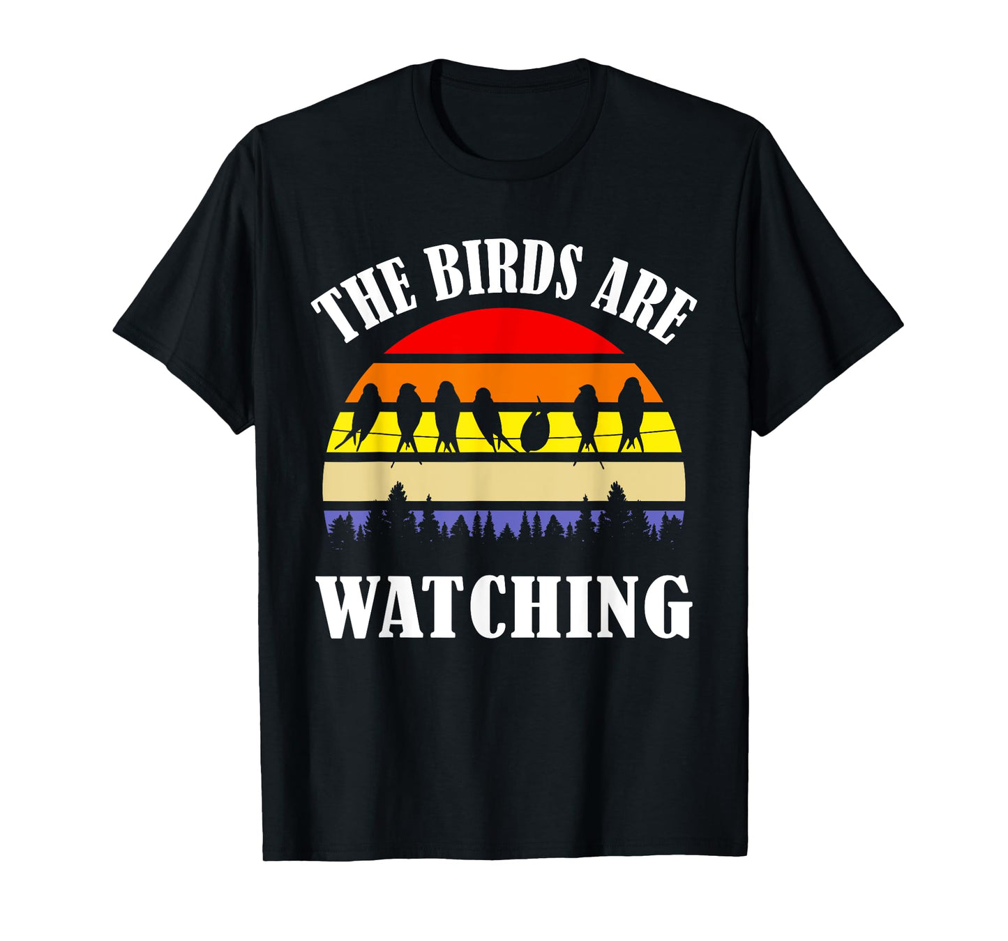 Birds Spie Conspiracy Joke Meme Surveillance | Mens & Womens T-Shirt