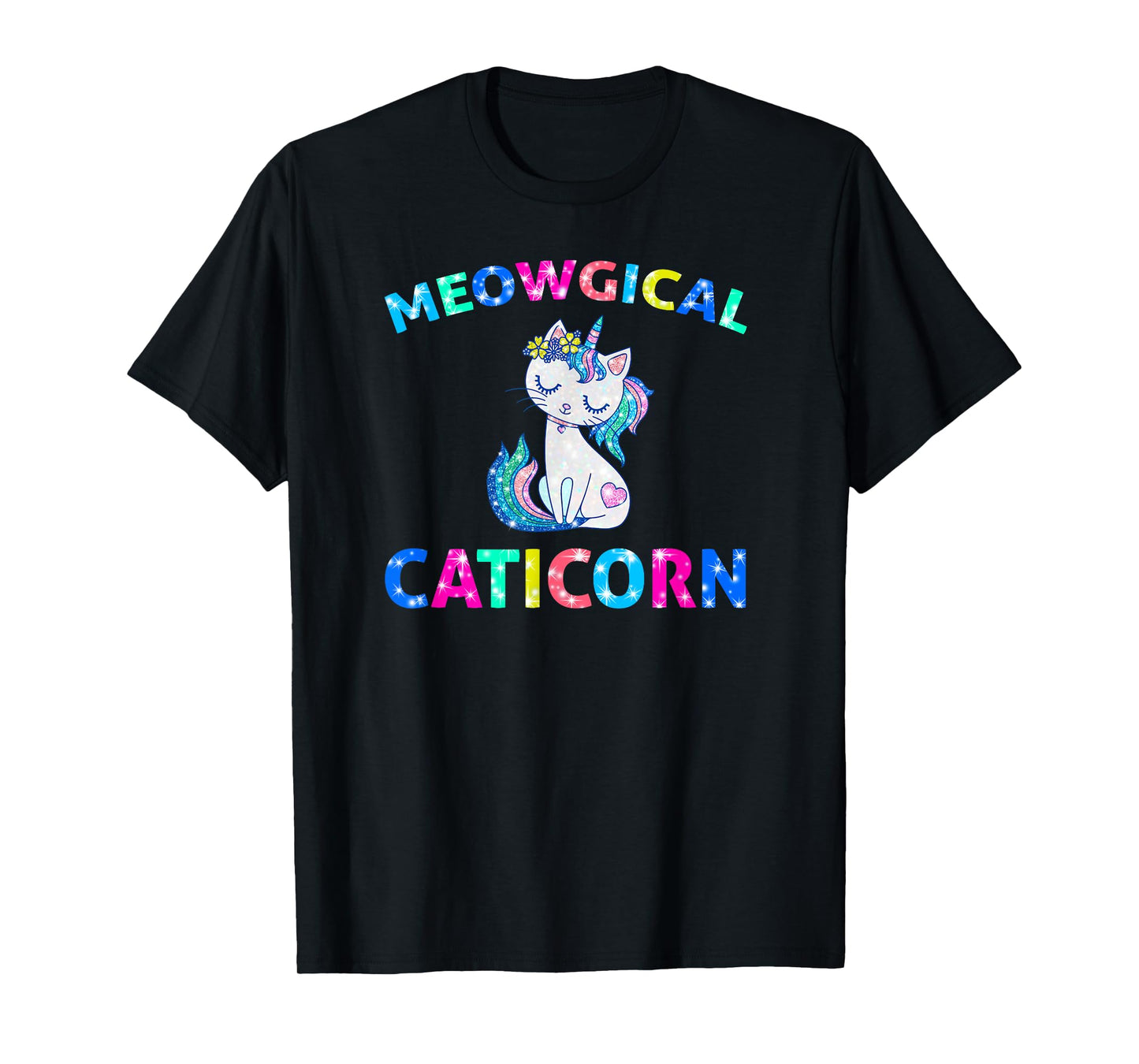 Meowgical Caticorn Shirt Unicorn Cat Kittycorn T-Shirt