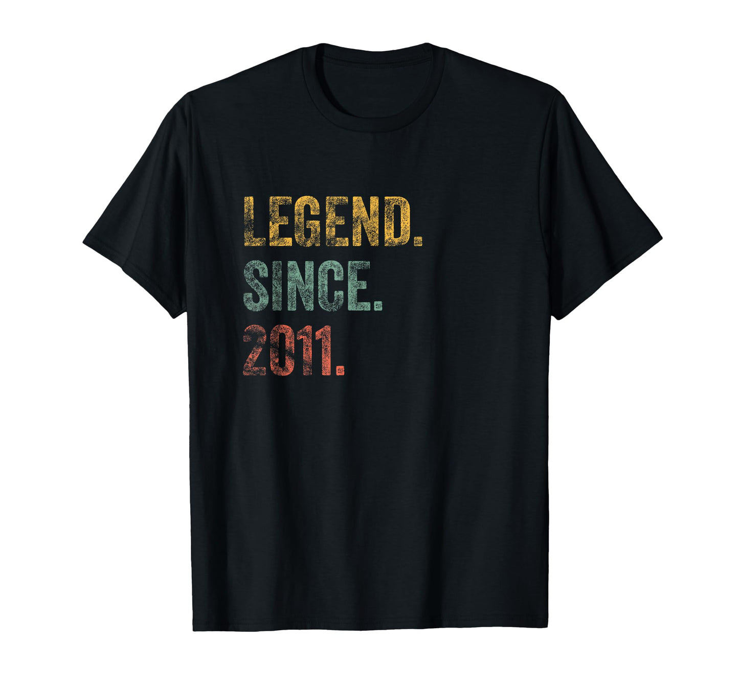 Vintage 2011 15th Birthday Legend Since 2011 T-Shirt