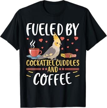 Cockatiel Mom Funny Cockatiel Bird Lover Pet Cockatiel Owner T-Shirt