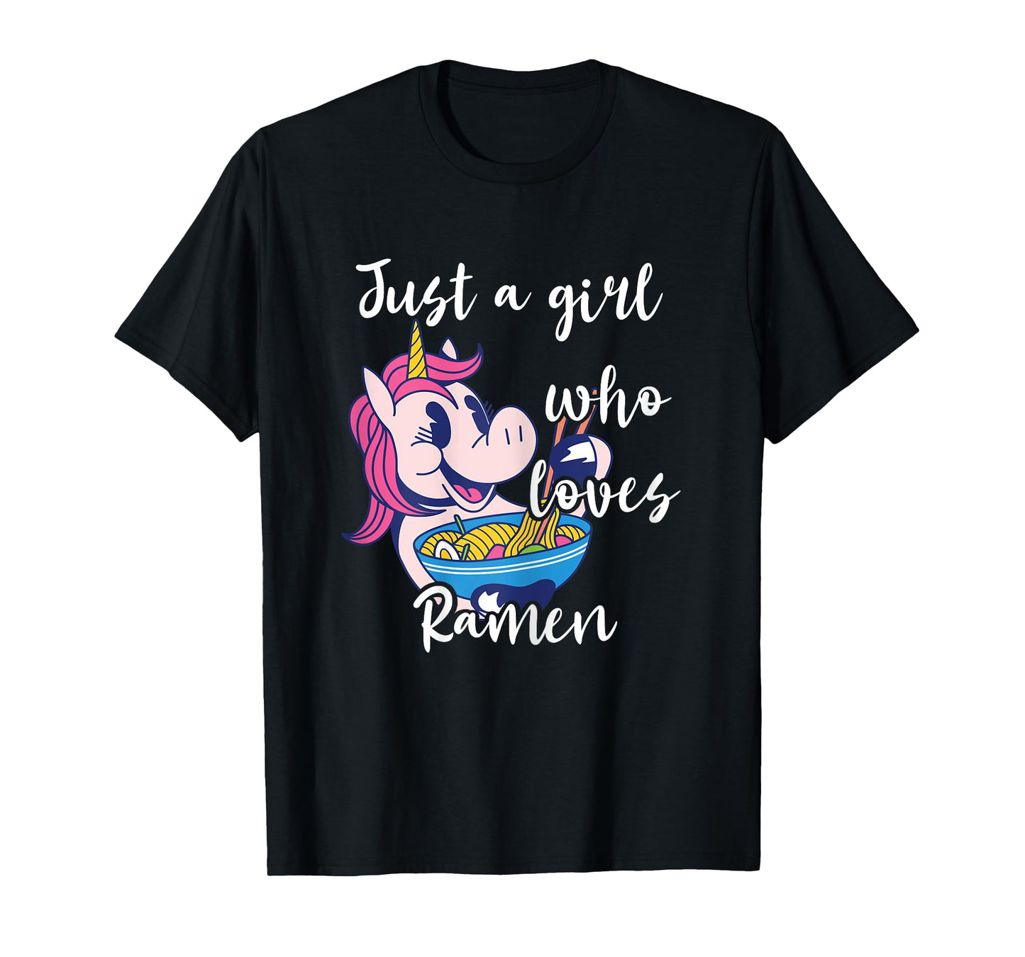 Ramen Unicorn Japanese Noodle Unicorn Manga Anime Soup T-Shirt